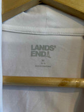 Load image into Gallery viewer, Size Medium Lands End White Women's Long Sleeve Shirt
