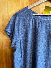 Load image into Gallery viewer, Size L Eddie Bauer Grey Women's Short Sleeve Shirt
