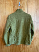 Load image into Gallery viewer, Size S REI Green Women's Fleece Sweatshirt
