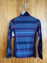 Load image into Gallery viewer, Size XS Kari Traa Navy Women's Long Sleeve Shirt
