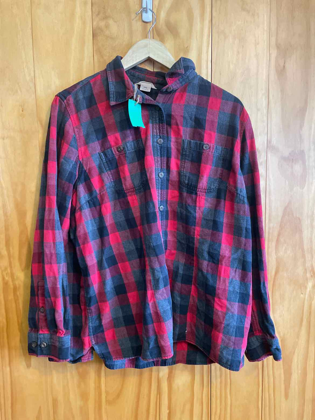 Size XXL Duluth Trading Red Women's Flannel