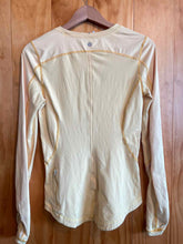 Load image into Gallery viewer, Size 8 Lululemon Yellow Women's Long Sleeve Shirt
