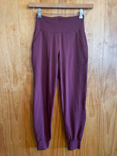 Load image into Gallery viewer, Size 4 Lululemon Maroon Joggers
