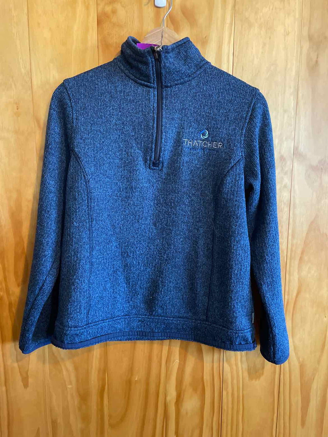 Size Medium Eddie Bauer Navy Women's Fleece Sweatshirt
