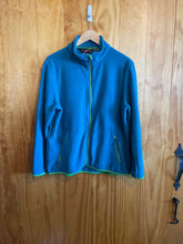 Load image into Gallery viewer, Size Large Black Diamond Blue Women's Fleece Sweatshirt
