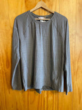 Load image into Gallery viewer, Size Large Athleta Grey Women's Long Sleeve Shirt

