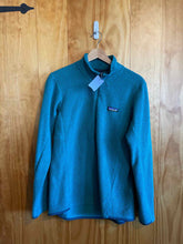 Load image into Gallery viewer, Size L Patagonia Teal Women's Fleece Sweatshirt

