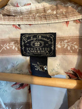 Load image into Gallery viewer, Size Large Lucky Brand White Print Women&#39;s Flannel
