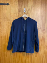 Load image into Gallery viewer, Size Large Petite Style &amp; Co Navy Women&#39;s Hoodie
