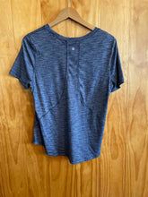 Load image into Gallery viewer, Size 10 Lululemon Blue Women's Short Sleeve Shirt
