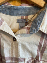 Load image into Gallery viewer, Size XS Carhartt Cream Women's Flannel
