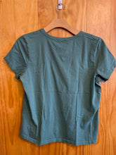 Load image into Gallery viewer, Size XL Life is Good Green Women's Short Sleeve Shirt
