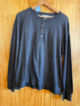Load image into Gallery viewer, Size Large Como Blu Black Women's Long Sleeve Shirt
