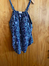 Load image into Gallery viewer, Size 22W Yonique Navy Print Women's Swimsuit
