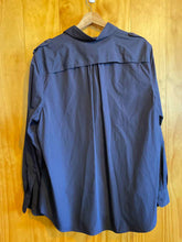 Load image into Gallery viewer, Size XL Lands End Navy Women's Long Sleeve Shirt
