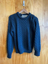 Load image into Gallery viewer, Size XS Aran Crafts Ireland Navy Women&#39;s Sweater &amp; Sweatshirt
