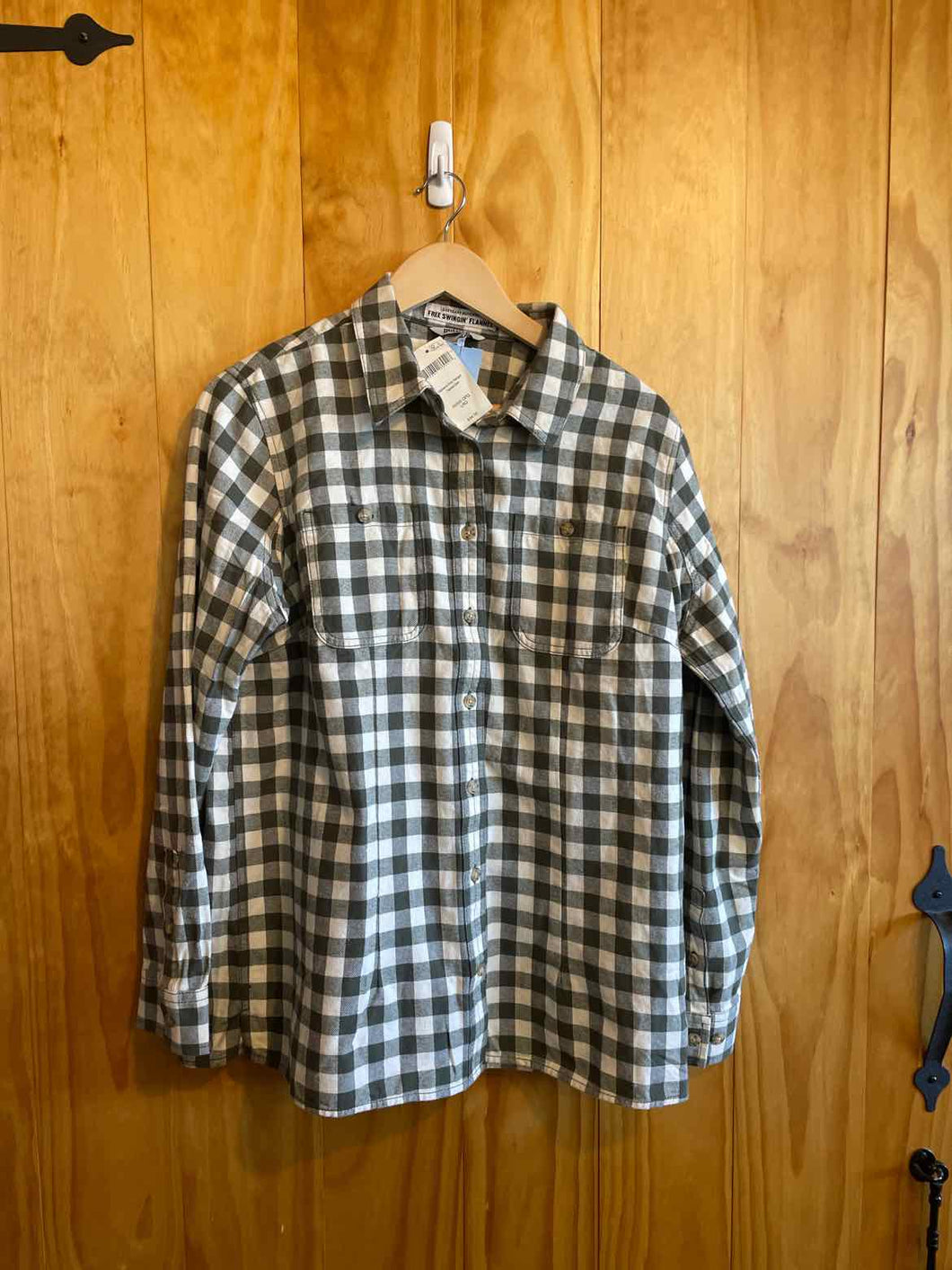 Size Large Duluth Trading Green Women's Flannel