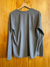 Load image into Gallery viewer, Size Large Athleta Grey Women's Long Sleeve Shirt
