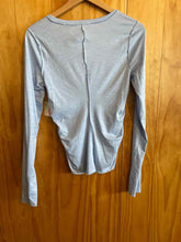 Load image into Gallery viewer, Size S fp movement Blue Women's Long Sleeve Shirt
