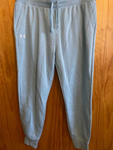 Load image into Gallery viewer, Size Large Under Armour Light Blue Women's Sweatpants
