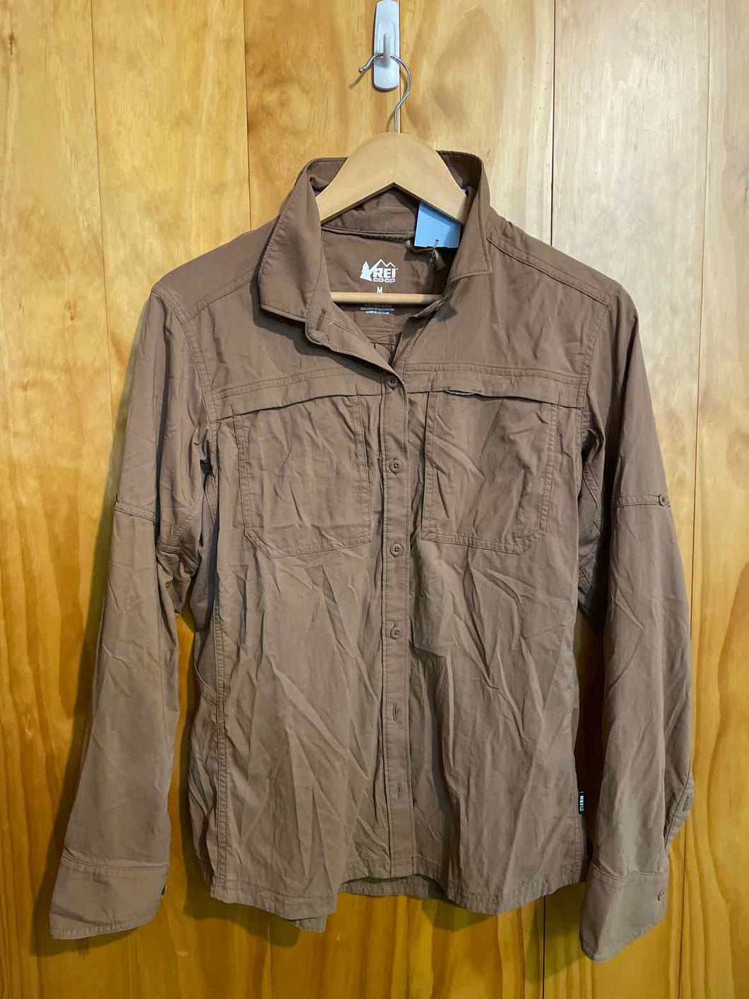 Size M REI Brown Women's Long Sleeve Shirt