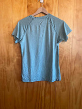 Load image into Gallery viewer, Size M Rabbit Heather Teal Women's Short Sleeve Shirt
