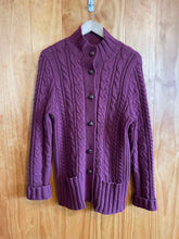 Load image into Gallery viewer, Size Medium Duluth Trading Burgundy Women&#39;s Sweater &amp; Sweatshirt
