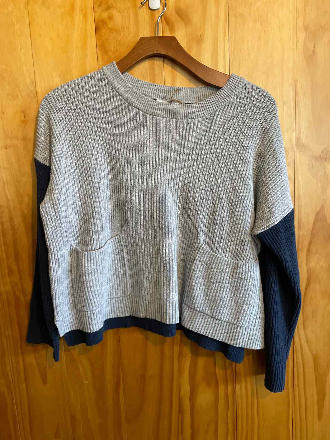 Size XL Madewell Grey Women's Sweater & Sweatshirt
