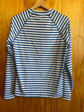 Load image into Gallery viewer, Size L Cabana Life Blue Print Women's Swim Shirt
