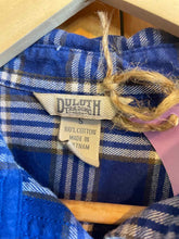 Load image into Gallery viewer, Size Small Duluth Trading Blue Women's Flannel

