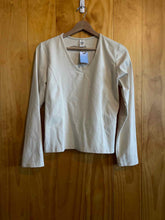 Load image into Gallery viewer, Size Large Prana Cream Women's Long Sleeve Shirt
