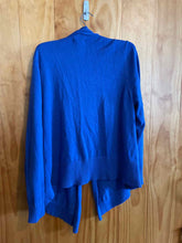 Load image into Gallery viewer, Size XL Lands End Blue Women&#39;s Cardigan
