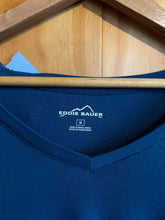 Load image into Gallery viewer, Size Medium Eddie Bauer Turquoise Women's Long Sleeve Shirt
