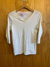 Load image into Gallery viewer, Size Large Eddie Bauer White Women's Long Sleeve Shirt
