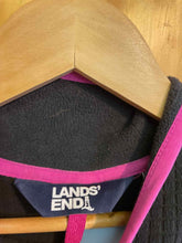 Load image into Gallery viewer, Women Size XL Lands End Black Women's Light Jacket

