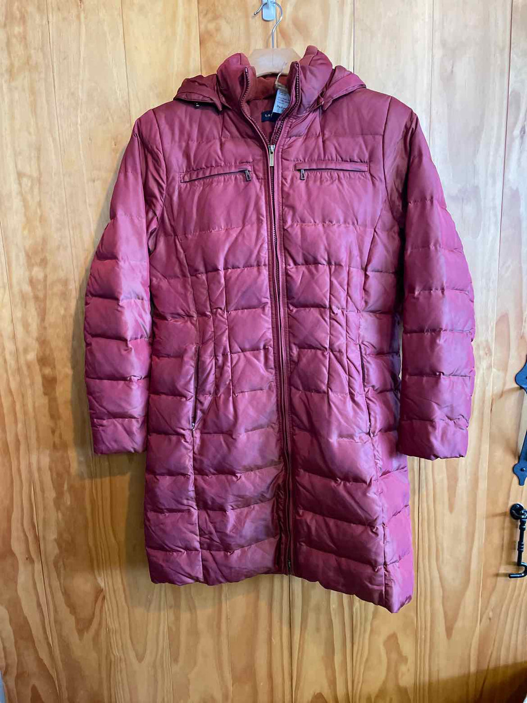 Women Size Medium Lands End Burgundy Women's Winter Jacket