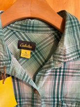Load image into Gallery viewer, Size XL Cabelas Teal Women's Flannel
