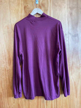 Load image into Gallery viewer, Size Large Tall L.L. Bean Maroon Women&#39;s Long Sleeve Shirt
