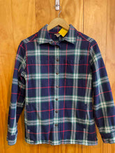 Load image into Gallery viewer, Size XS Duluth Trading Navy Women's Flannel
