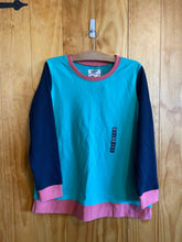 Load image into Gallery viewer, Size PM Lands End Teal Women&#39;s Sweater &amp; Sweatshirt
