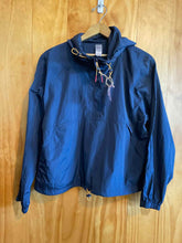 Load image into Gallery viewer, Women Size Large te verde Navy Women&#39;s Windbreaker
