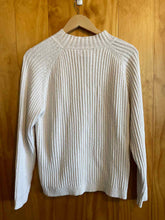 Load image into Gallery viewer, Size L Lands End White Women's Sweater &amp; Sweatshirt
