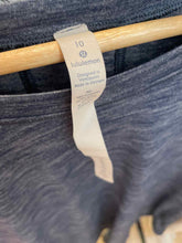 Load image into Gallery viewer, Size 10 Lululemon Blue Women's Short Sleeve Shirt

