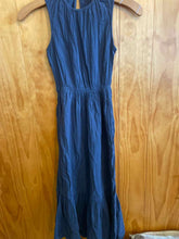 Load image into Gallery viewer, Size Small Pact Navy Dress
