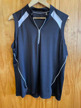 Load image into Gallery viewer, Size XL Lopez Black Sleeveless Shirt
