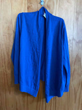 Load image into Gallery viewer, Size XL Lands End Blue Women&#39;s Cardigan
