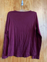 Load image into Gallery viewer, Size Small Seg'ments Maroon Women's Long Sleeve Shirt
