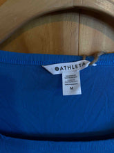 Load image into Gallery viewer, Size Medium Athleta Blue Women's Long Sleeve Shirt
