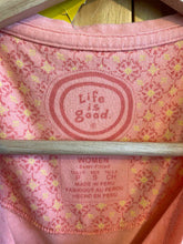 Load image into Gallery viewer, Size S Life is Good Pink Women's Short Sleeve Shirt

