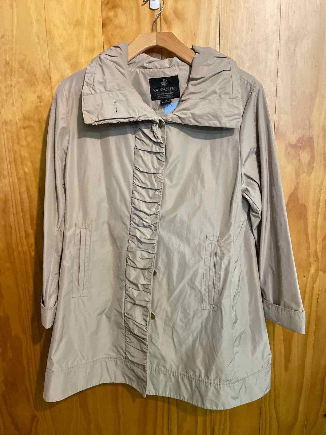 Women Size XL Rainforest Khaki Misc Jacket